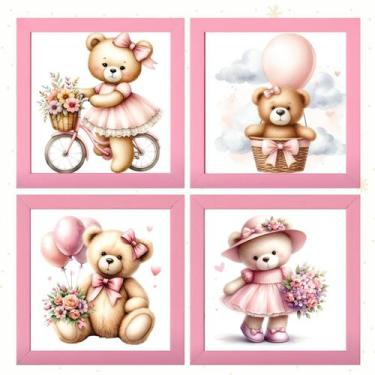 Imagem de Quadrinhos Decorativo para Quarto de Bebê Infantil Menino Menina Safar