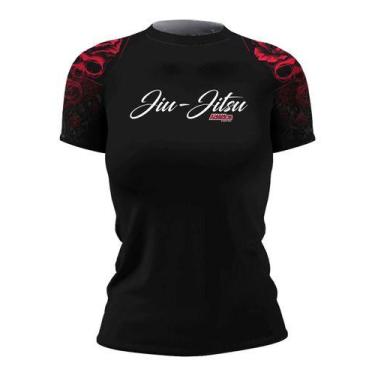 Imagem de Rash Guard Red Jiu Jitsu Feminina MC Atlética Esportes, GG