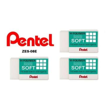 Imagem de Kit Borracha C/ 3 Un Soft Zes08 - Grande Pentel