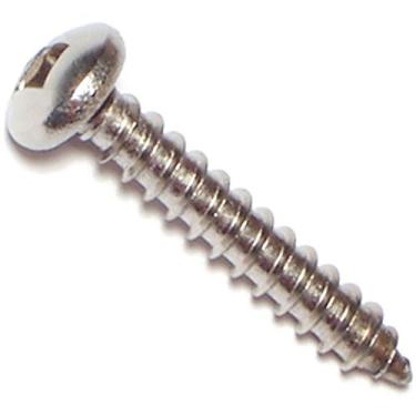 Imagem de Hard-to-Find Fastener 014973203245 Parafusos de chapa de metal de cabeça de panela quadrada, 20 x 2,5 cm, 25 peças