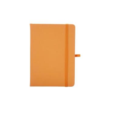 Imagem de Kit 5 Cadernetas 17x12 Tipo Moleskine C/ Pauta - S/ Gravar - JRMarketi