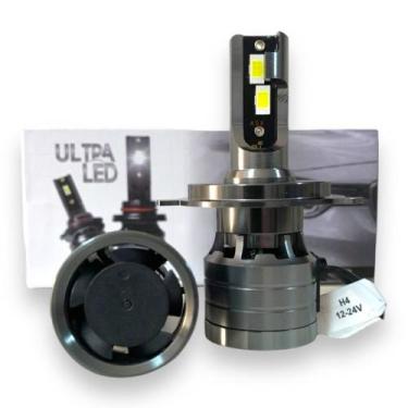 Imagem de LAMPADA ULTRA LED SLIM ASX 70W 10.000 LUMENS 6000k (COM COOLER), H4