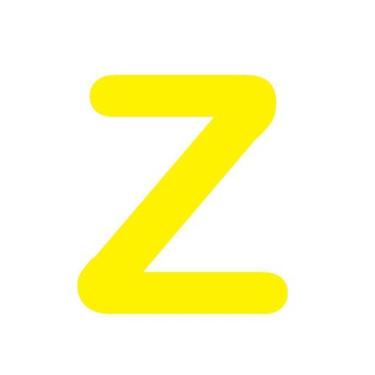 Imagem de Letras em EVA Alfabeto Amarelo - 14cm - Extra Festas, Z