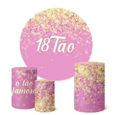 Imagem de Trio Capas Cilindro + Painel 1,50m O Tão Famoso 18tão - Fadrix