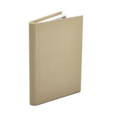 Imagem de Livro Caixa Em Mdf Com Revestimento Em Pu Off White 23cmx16,5cmx2,5cm