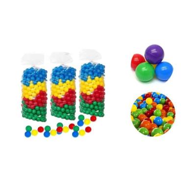 Imagem de Bolinhas Coloridas Para Piscina 25 un-76mm Não Amassam-Não Quebram - v