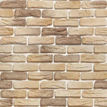 Imagem de Papel De Parede Decorativo Tijolinho Bege Clássico 3,30m - DEKAL DECOR