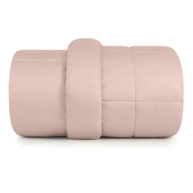 Imagem de Edredom Casal Altenburg Algodão Lux 200 Fios Plumi Rosa Lille