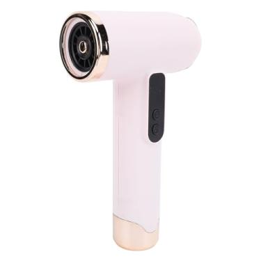 Imagem de Secador de Cabelo, Motor de Alta Velocidade Recarregável de USB do Secador de Cabelo do Curso 15600mah Com Cabo de Dados de USB para a Casa (Rosa)