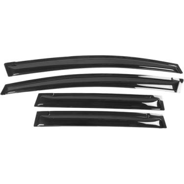 Imagem de Viseiras de janela com fita adesiva serve apenas para Honda 2009-2014, defletores de vento de janela automáticos laterais, ventshade, protetores de chuva para carros/caminhões