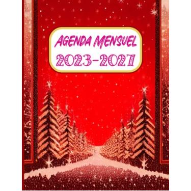 Imagem de Agenda Mensuel 2023-2027: 5 Ans | Agenda Journalier, Avec une belle couverture de Noël. Semainier et Mensuel De Janvier 2023 a Décembre 2027 | ... et Planificateur de 60 Mois | Grand Format A4