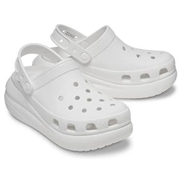 Imagem de Sandália crocs classic crush platform clog white - 34