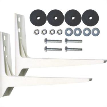 Imagem de Suporte Ar-Condicionado 450Mm 9A12Btv Branco Par 66 - BURDOG
