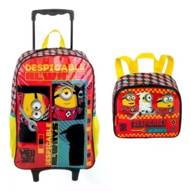 Imagem de Kit Mochila Lanheira Sestini Meu Malvado Favorio 4 M Amarelo