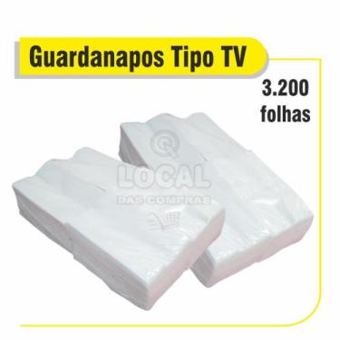 Imagem de Guardanapo TV Papel Seda Para Bar, Padaria, Restaurante, 2 Pacotes - L