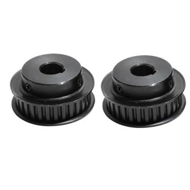 Imagem de Diâmetro das rodas 5-25 mm XL25T 26T Polia preta Aço BF Tipo chaveta Furo 3x1,4/4x1,8/5x2,3/6x2,8 mm Largura da correia 11 mm (19 mm, XL 26T_11MM)