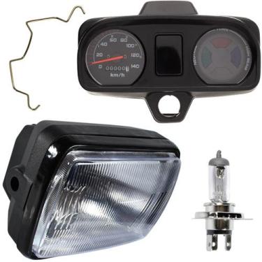 Imagem de Farol com painel completo CG125 Titan Today Cargo 1989 a 1999 aro pret