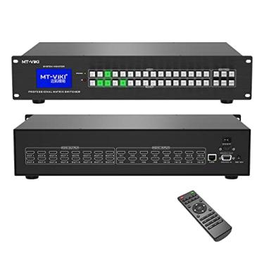 Imagem de MT-VIKI Switch De Matriz Hdmi 16X16 4K A 30 Hz, Comutador E Divisor De Montagem Em Rack De 16 Entradas E 16 Saídas, Porta Lan Rs232 Com Iluminação De Fundo E Edid (Chip Us Adi Integrado)
