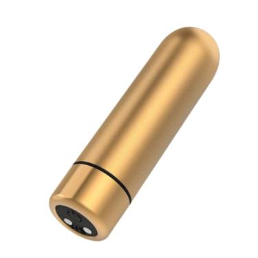 Imagem de Bullet Seed S-Hande - Vibrador Capsula Dourado 9 Modos de Vibração 7cm x 2cm À Prova D'água