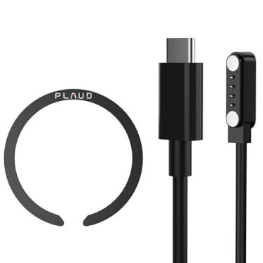 Imagem de PLAUD Kit De Acessórios Para Gravador De Voz Para Note, Inclui Cabo De Carregamento Usb-C Magnético De 2 Pés E Anel Magnético, Compatível Com O Gravador Note Ai
