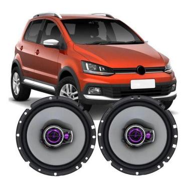 Imagem de Kit Alto Falante Pioneer Porta Dianteira Crossfox 100w Par, Preto