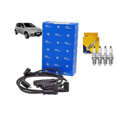 Imagem de Kit Cabos E Velas Mobi Uno Palio 1.0 8v Fire Evo Flex 2010 Á 2016