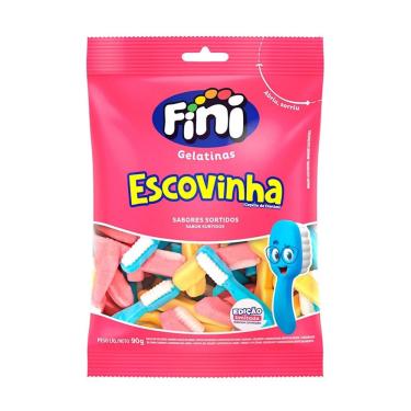 Imagem de Bala Gelatina Escovinha Fini 90g