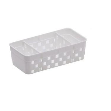 Imagem de Cesto Organizador Com Divisória 16x8x5 Cm - Paramount Plásticos
