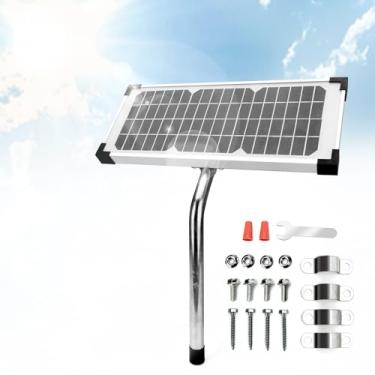 Imagem de VODCACA Kit De Painel Solar De 10 Watts Compatível Com Abridores De Portão Automáticos Mighty Mule Replace# Fm123