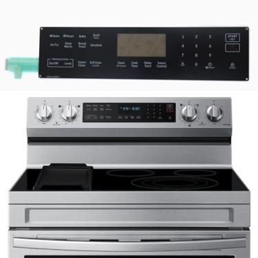 Imagem de DG96-00850G Painel de controle de toque Interruptor de membrana Touchpad compatível com Samsung, serve para modelos NE63A6711SS/AA-00, NE63A6711SG/AA-00, NE63A6711ST/AA-00