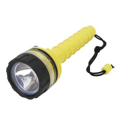 Imagem de Lanterna de Mergulho, Lanterna Submersa de LED Anti -deslizamento para Camping Subaquático, Alto Brilho Com Longa Duração da Bateria
