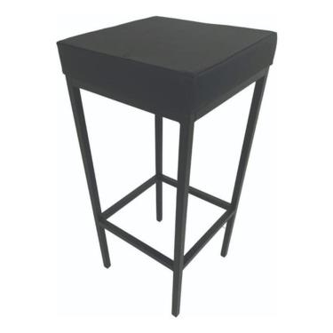 Imagem de Banqueta Berlim Flape Média Preta