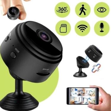 Imagem de  Mini Câmera visão noturna Wifi Espiã 1080P Sem Fio Espian - WCAN