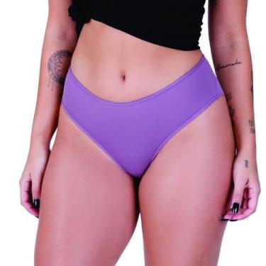 Imagem de Calcinha Fio Dental Dupla Larga na Lateral Feminina Clamar em Microfib