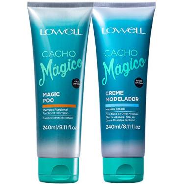 Imagem de Kit Shampoo 240ml + Creme Modelador 240ml Cacho Mágico Lowell