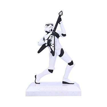 Imagem de Nemesis Now Estatueta de rock on Stormtrooper oficialmente licenciada, branca, 18 cm