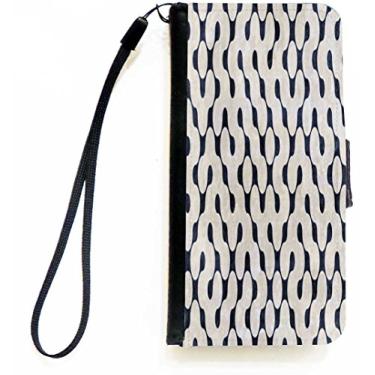 Imagem de Rikki Knight Capa carteira flip bege em verde escuro labirinto com aba magnética para Apple iPhone 5c