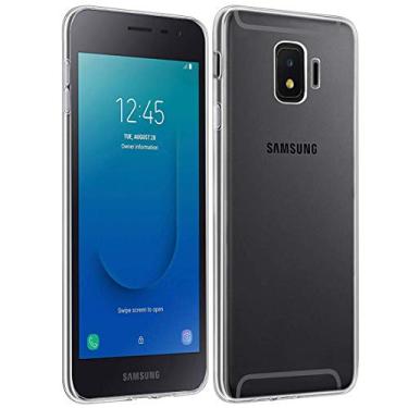 Imagem de Ueokeird Compatível com Galaxy J2 Core/J2 2019/J2 Pure/J2 Dash/J2 Shine, capa traseira fina à prova de choque transparente macia flexível TPU para Samsung Galaxy J2 Core (transparente)