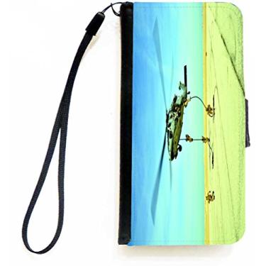 Imagem de Rikki Knight Capa carteira flip com aba magnética para iPhone 5c da marinha dos EUA