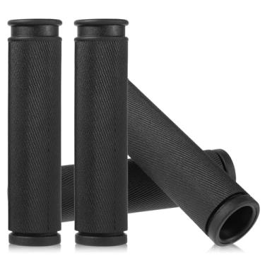 Imagem de 2 pares de manoplas de bicicleta, punhos de guidão de mountain bike de 13 mm confortáveis antiderrapantes MTB Grip de borracha para bicicleta Pegas de bicicleta Pega de barra para bicicletas dobráveis
