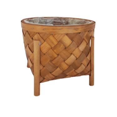 Imagem de Cachepot Em Fibras De Madeira Alt 23cm X Diam 26cm