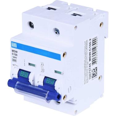 Imagem de Disjuntor Mdw 80a Weg - Curva C Bipolar