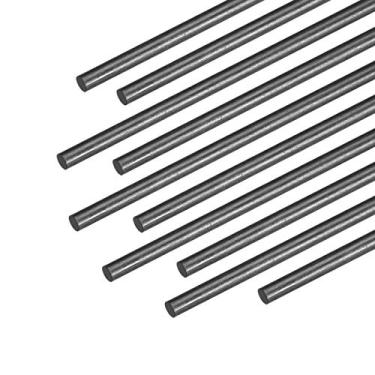 Imagem de Haste de fibra de carbono uxcell 2,5 mm para RC Airplane Mate Pole EUA, 400 mm 15,7 polegadas, 10 peças