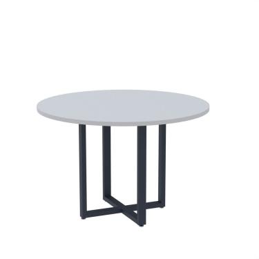 Imagem de Mesa De Reunião Redonda 100cm Mrr1100p25tub Cinza/azul