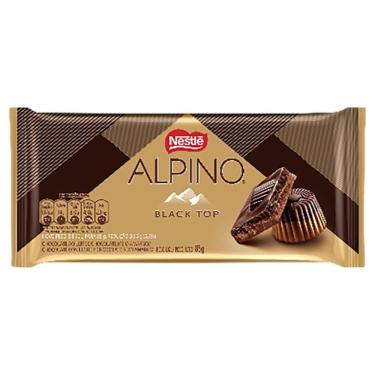 Imagem de Barra de Chocolate Alpino Meio Amargo Blacktop Nestlé 85g