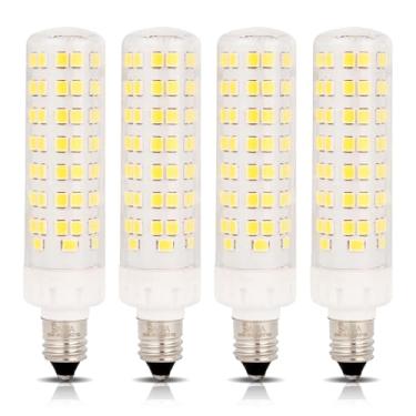 Imagem de Simba Lighting Lâmpada Led E11 T6 Mini-Candelabro Jd 8W 75W A 80W Halogênio Substituição (Pacote Com 4) 94Smd2835 Corn Jde11 120V Para Lustres, Arandelas, Iluminação De Armários, Luz Do Dia 6000K, R