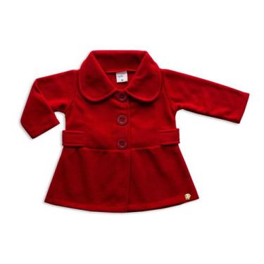 Imagem de Casaco Infantil Feminino  Microsoft  Ref. 903  Vermelho Tamanho M - Az