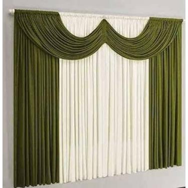 Imagem de Cortina Paris 2 metros Tecido Malha Gel Para Varão Simples - Love Baby