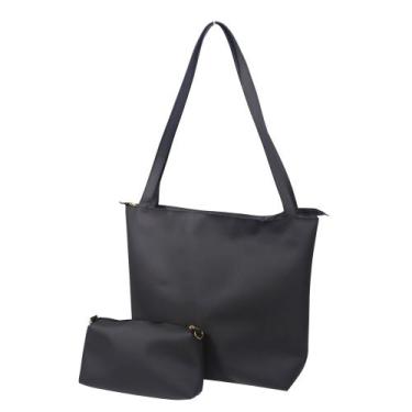 Imagem de Bolsa Feminina De Praia impermeável - Elegance fashions, Preto