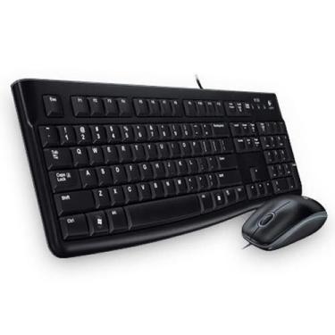 Imagem de Kit Teclado e Mouse USB MK120 Preto Logitech - 920-004429